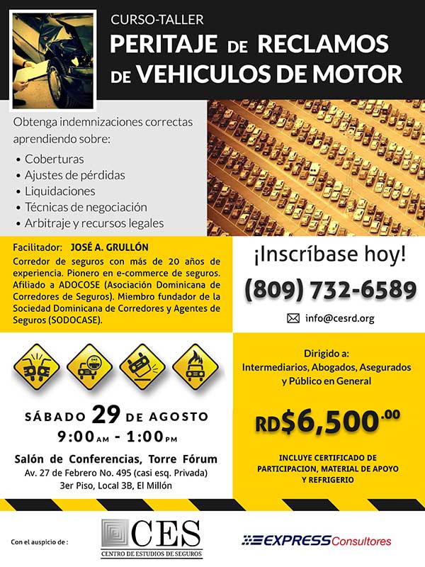 Centro de Estudios de Seguros - Peritaje de Reclamos de Vehículos de Motor
